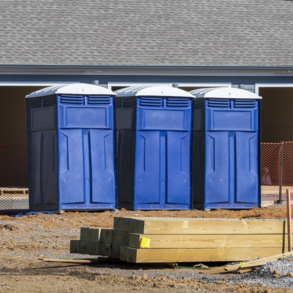 do you offer hand sanitizer dispensers inside the porta potties in Fairfield